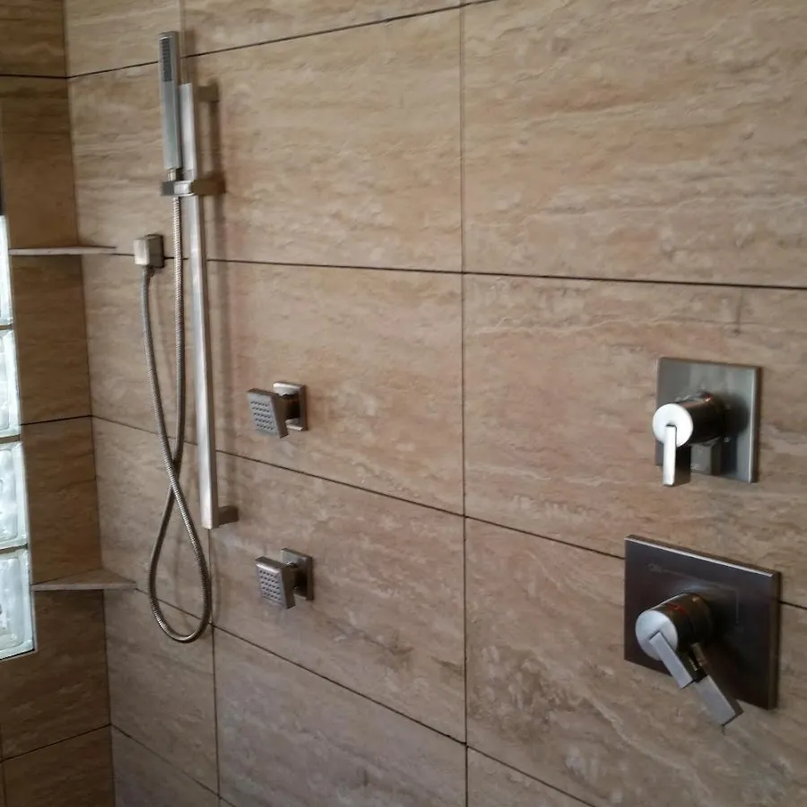 Shower fixture installation for Gas Line Repair in La Plata